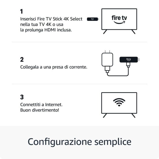 Amazon Smart TV Stick Fire 4K UHD με Wi-Fi / HDMI