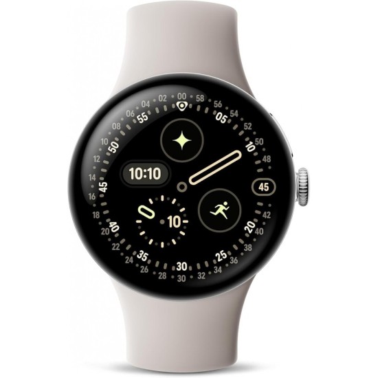 Google Pixel Watch 4 Aluminium 41mm με Παλμογράφο (Polished Silver Aluminium Case/Porcelain Active Band) Google Pixel Watch 4 Aluminium 41mm με Παλμογράφο (Polished Silver Aluminium Case/Porcelain Active Band)