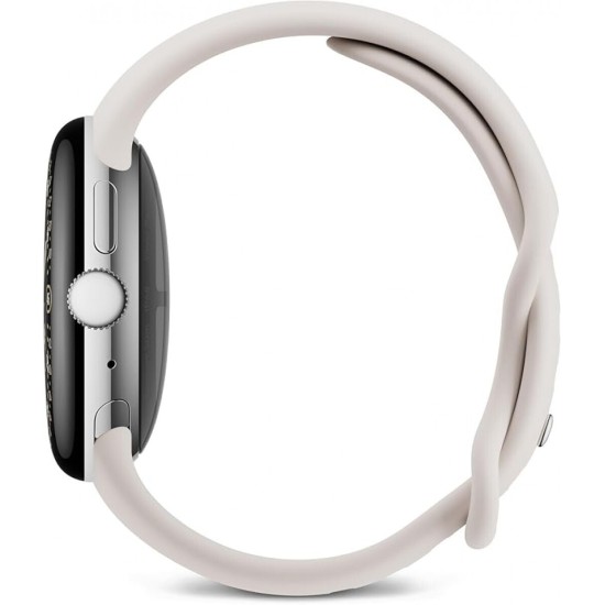 Google Pixel Watch 4 Aluminium 41mm με Παλμογράφο (Polished Silver Aluminium Case/Porcelain Active Band) Google Pixel Watch 4 Aluminium 41mm με Παλμογράφο (Polished Silver Aluminium Case/Porcelain Active Band)