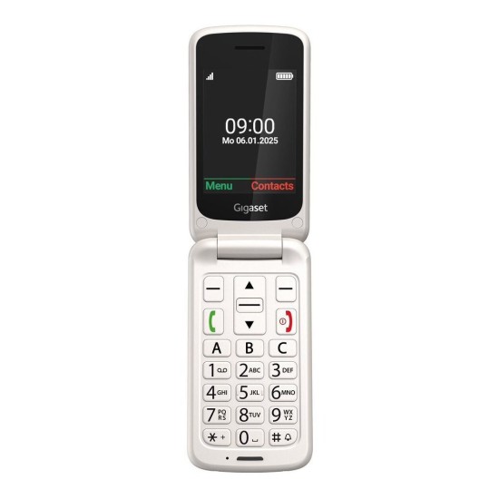 Gigaset GL595 Single SIM Κινητό με Μεγάλα Κουμπιά Λευκό Gigaset GL595 Single SIM Κινητό με Μεγάλα Κουμπιά Λευκό