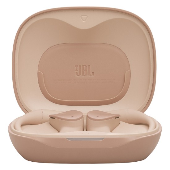 JBL Sense Lite Open Ear Bluetooth Handsfree Ακουστικά με Αντοχή στον Ιδρώτα και Θήκη Φόρτισης Μπεζ