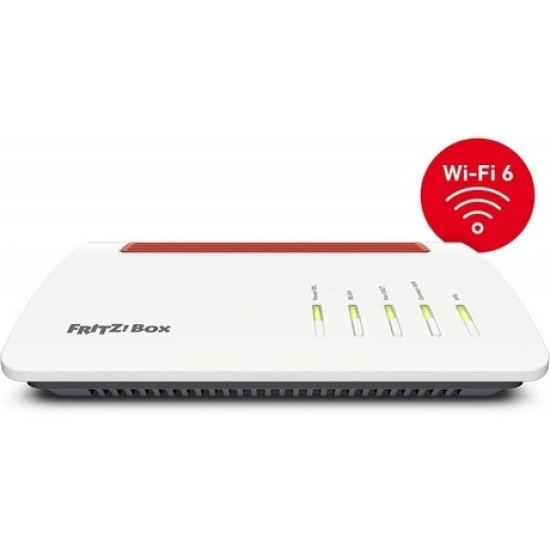 AVM FRITZ!Box 7590 AX v2 Ασύρματο VDSL2 Modem Router Wi‑Fi 6 με 4 Θύρες Gigabit AVM FRITZ!Box 7590 AX v2 Ασύρματο VDSL2 Modem Router Wi‑Fi 6 με 4 Θύρες Gigabit