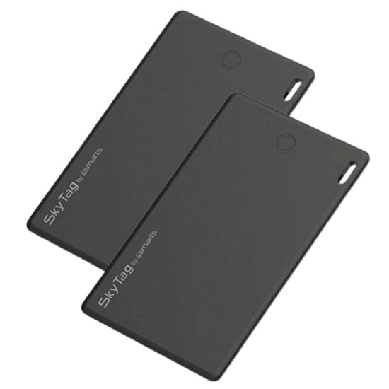 4Smarts SkyTag Wallet Apple Find My Tracker Μαύρο 2τμχ Επαναφορτιζόμενο