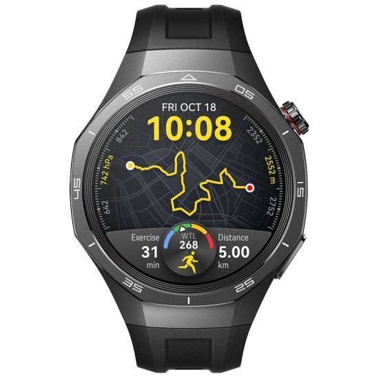 Huawei Watch GT 5 Pro Titanium 46mm Αδιάβροχο με Παλμογράφο (Μαύρο) Huawei Watch GT 5 Pro Titanium 46mm Αδιάβροχο με Παλμογράφο (Μαύρο)