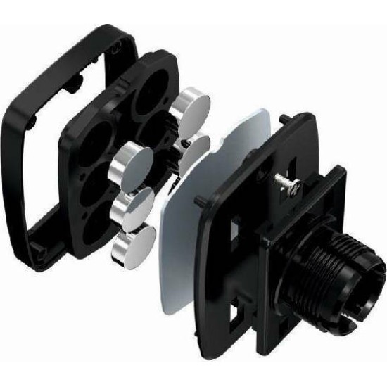 Swissten S-GRIP M5-OP Βάση Κινητού & Tablet Αυτοκινήτου με Ρυθμιζόμενα Άγκιστρα Μαύρη 65010503