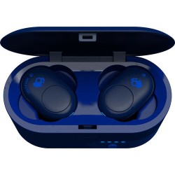 Skullcandy Push In-ear Bluetooth Handsfree Ακουστικά με Αντοχή στον Ιδρώτα και Θήκη Φόρτισης Μπλε