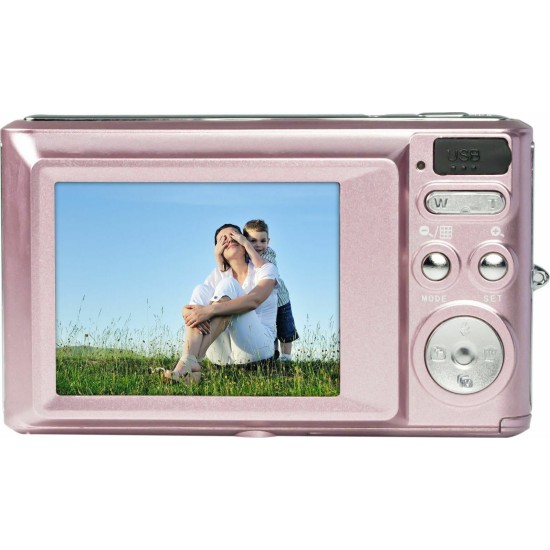 AgfaPhoto DC5200 Compact Φωτογραφική Μηχανή 21MP Οπτικού Ζουμ 8x Ροζ