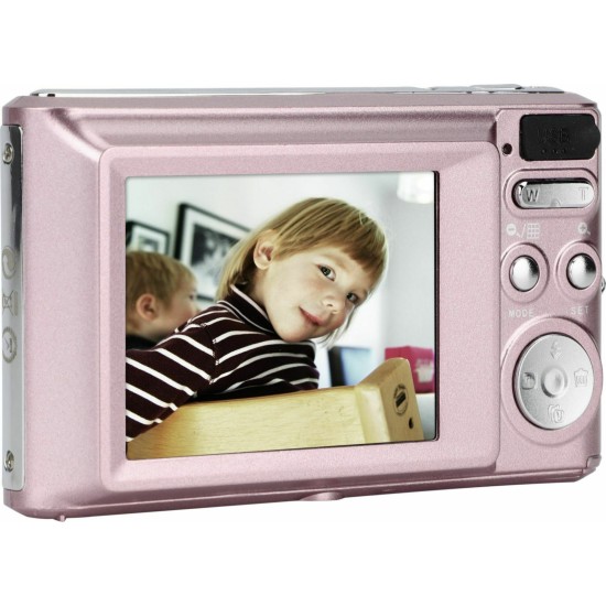 AgfaPhoto DC5200 Compact Φωτογραφική Μηχανή 21MP Οπτικού Ζουμ 8x Ροζ