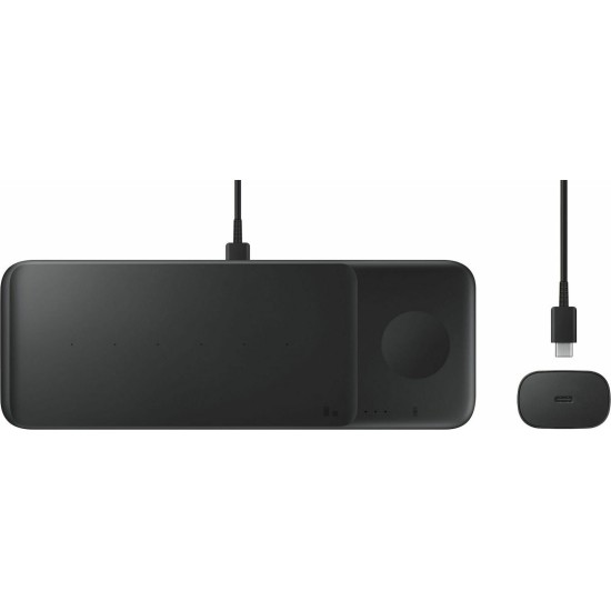 Samsung Ασύρματος Φορτιστής (Qi Pad) 9W Μαύρος (Wireless Charger P6300 Trio Black)