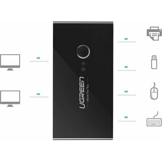 Ugreen Sharing Box USB 3.0 Hub 4 Θυρών με σύνδεση USB-A (30768)