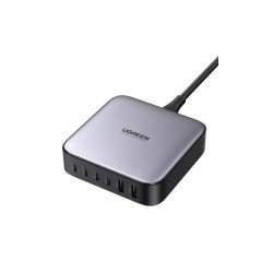 Ugreen Βάση Φόρτισης με 2 Θύρες USB-A και 4 Θύρες USB-C 200W Power Delivery / Quick Charge 2.0 σε Μαύρο χρώμα (Nexode GaN CD271)