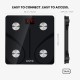 Renpho Smart Ζυγαριά 180kg με Λιπομετρητή & Bluetooth Μαύρη CS20M
