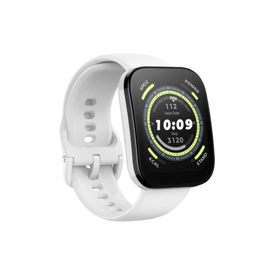 Amazfit Bip 5 46mm Smartwatch με Παλμογράφο (Cream White)