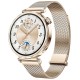 Huawei Watch GT 5 41mm Αδιάβροχο με Παλμογράφο (Gold Milanese Strap)