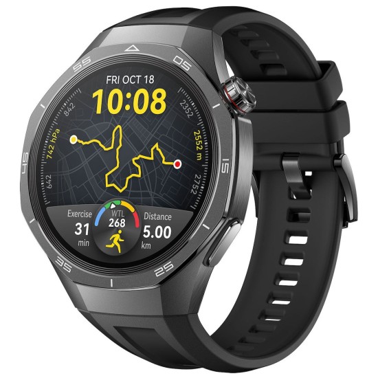 Huawei Watch GT 5 Pro Titanium 46mm Αδιάβροχο με Παλμογράφο (Μαύρο) Huawei Watch GT 5 Pro Titanium 46mm Αδιάβροχο με Παλμογράφο (Μαύρο)