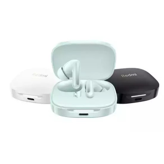 Xiaomi Redmi Buds 6 Bluetooth Handsfree Ακουστικά με Αντοχή στον Ιδρώτα και Θήκη Φόρτισης Night Black
