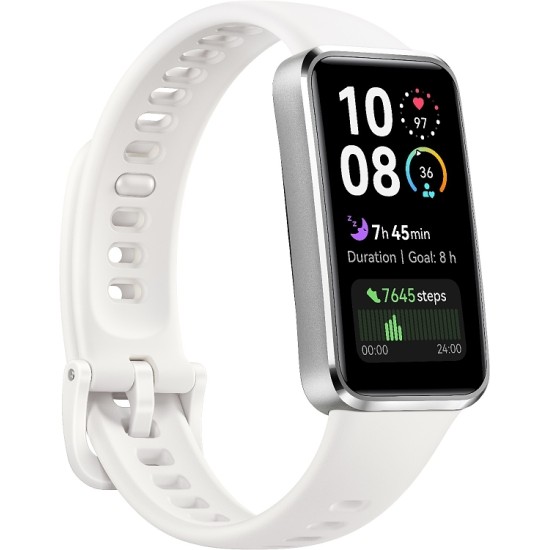 Huawei Band 10 Αδιάβροχο με Παλμογράφο Λευκό