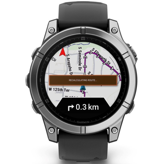 Garmin Fenix E Stainless Steel 47mm Αδιάβροχο Smartwatch με Παλμογράφο (Μαύρο) Garmin Fenix E Stainless Steel 47mm Αδιάβροχο Smartwatch με Παλμογράφο (Μαύρο)