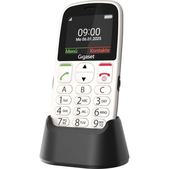 Gigaset GL395 Dual SIM Κινητό με Μεγάλα Κουμπιά Λευκό Gigaset GL395 Dual SIM Κινητό με Μεγάλα Κουμπιά Λευκό