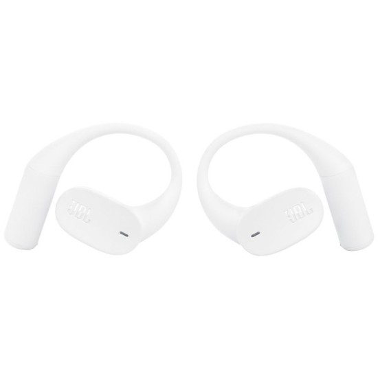 JBL Sense Lite Open Ear Bluetooth Handsfree Ακουστικά με Αντοχή στον Ιδρώτα και Θήκη Φόρτισης Λευκά