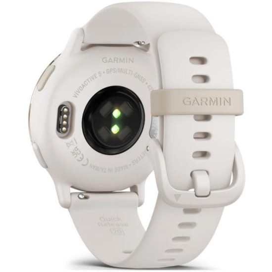 Garmin Vivoactive 5 Aluminium 42mm Αδιάβροχο Smartwatch με Παλμογράφο (Ivory) Garmin Vivoactive 5 Aluminium 42mm Αδιάβροχο Smartwatch με Παλμογράφο (Ivory)
