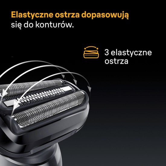Braun Series 5 2087840 Ξυριστική Μηχανή Προσώπου Επαναφορτιζόμενη