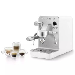 Smeg Μηχανή Espresso 1700W Πίεσης 15bar για Cappuccino EMC02WHMEU