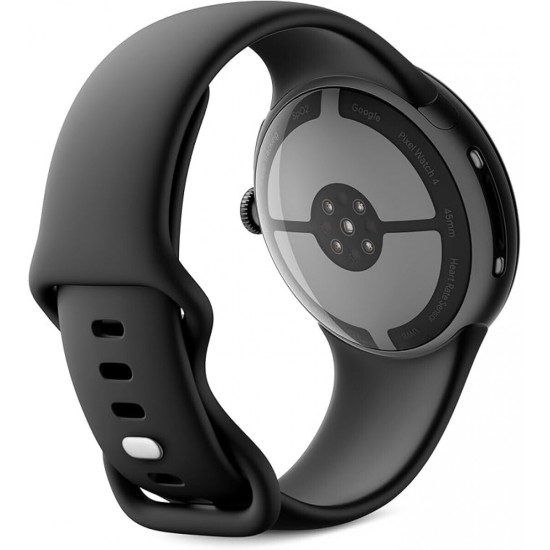 Google Pixel Watch 4 Aluminium 45mm με Παλμογράφο (Matte Black Aluminium Case/Obsidian Active Band)