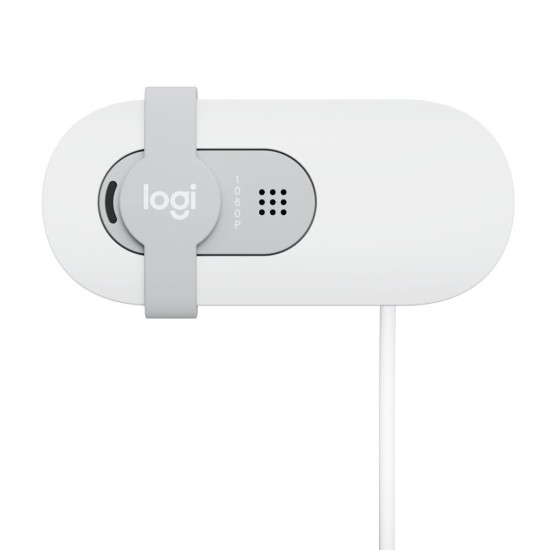 Logitech Brio 100 Web Camera Full HD 1080p Λευκή 960-001617