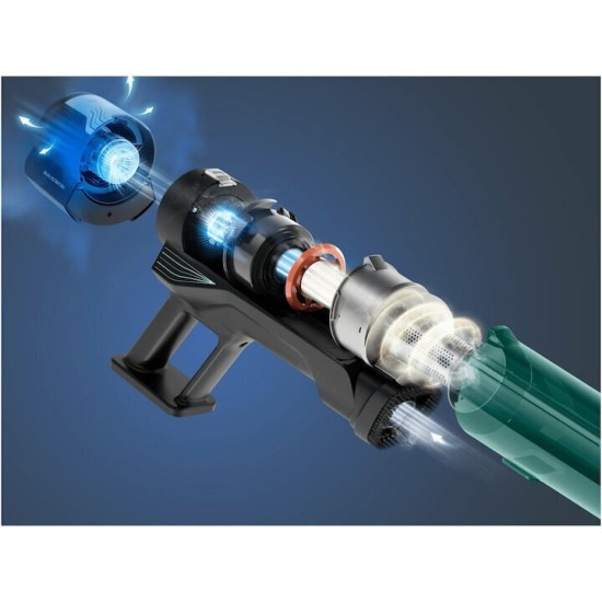 Rowenta X-force 8.80 Επαναφορτιζόμενη Σκούπα 2 σε 1 Stick & Χειρός 18.5V Πράσινη