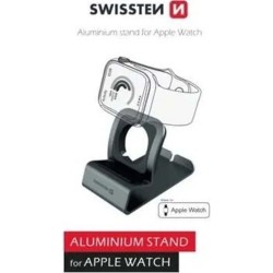 Swissten Aluminum Stand Γκρι (Apple Watch)