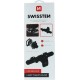 Swissten S-GRIP M5-OP Βάση Κινητού & Tablet Αυτοκινήτου με Ρυθμιζόμενα Άγκιστρα Μαύρη 65010503