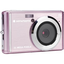 AgfaPhoto DC5200 Compact Φωτογραφική Μηχανή 21MP Οπτικού Ζουμ 8x Ροζ