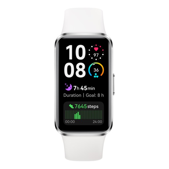 Huawei Band 10 Αδιάβροχο με Παλμογράφο Λευκό