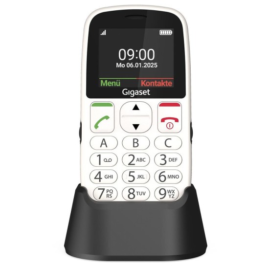 Gigaset GL395 Dual SIM Κινητό με Μεγάλα Κουμπιά Λευκό Gigaset GL395 Dual SIM Κινητό με Μεγάλα Κουμπιά Λευκό