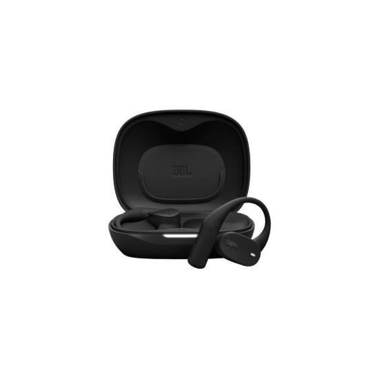 JBL Sense Lite Open Ear Bluetooth Handsfree Ακουστικά με Αντοχή στον Ιδρώτα και Θήκη Φόρτισης Μαύρα
