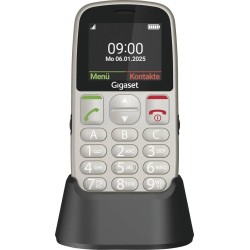 Gigaset GL395 Dual SIM Κινητό με Μεγάλα Κουμπιά Ασημί