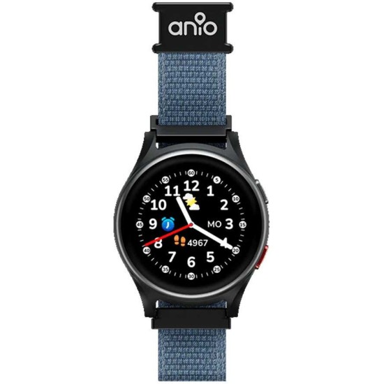 Anio Παιδικό Smartwatch 27.686mm Μπλε ani-sw-001 Anio Παιδικό Smartwatch 27.686mm Μπλε ani-sw-001