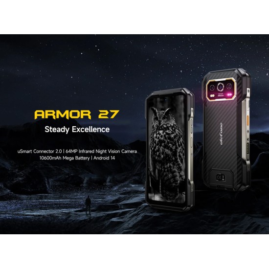 Ulefone Armor 27 Dual SIM (12GB/256GB) Μαύρο