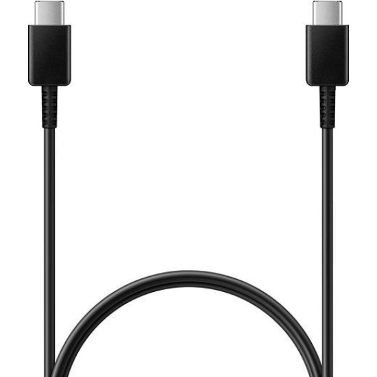 Samsung Regular USB 2.0 Cable USB-C male - USB-C male Μαύρο 1m (EP-DA705BBEGWW)