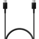 Samsung Regular USB 2.0 Cable USB-C male - USB-C male Μαύρο 1m (EP-DA705BBEGWW)