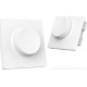 Yeelight Επιτοίχιος Διακόπτης Dimmer με Πλαίσιο LED Περιστροφικός σε Λευκό Χρώμα YLKG07YL