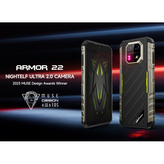 Ulefone Armor 22 Dual SIM (8GB/128GB) Ανθεκτικό Smartphone Μαύρο