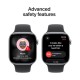 Apple Watch Series 11 Aluminium 46mm Αδιάβροχο με Παλμογράφο (Space Grey Aluminium Case with Black Sport Band - M/L) Apple Watch Series 11 Aluminium 46mm Αδιάβροχο με Παλμογράφο (Space Grey Aluminium Case with Black Sport Band - M/L)