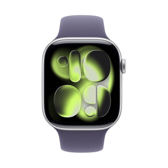 Apple Watch Series 11 Aluminium 46mm Αδιάβροχο με Παλμογράφο (Silver Aluminium Case with Purple Fog Sport Band - M/L) Apple Watch Series 11 Aluminium 46mm Αδιάβροχο με Παλμογράφο (Silver Aluminium Case with Purple Fog Sport Band - M/L)
