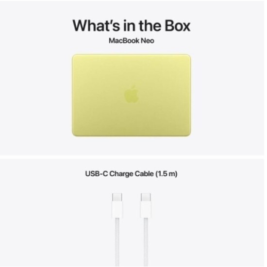 Apple MacBook Neo 13" IPS Retina Display (A18 Pro-6‑Core/8GB/512GB SSD/5‑Core GPU) Citrus (US Keyboard) Apple MacBook Neo 13" IPS Retina Display (A18 Pro-6‑Core/8GB/512GB SSD/5‑Core GPU) Citrus (US Keyboard)