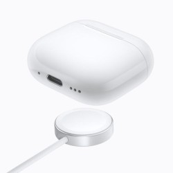 Apple AirPods 5 with Wireless Charging Case Earbud Bluetooth Handsfree Ακουστικά με Αντοχή στον Ιδρώτα και Θήκη Φόρτισης Λευκά