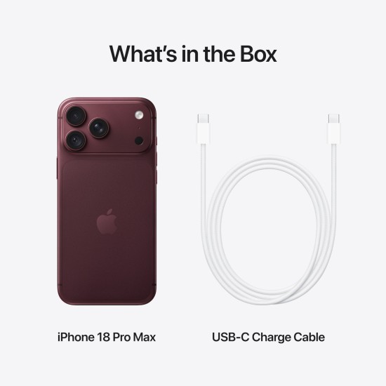 Apple iPhone 18 Pro Max (12/2TB) Burgundy Apple iPhone 18 Pro Max (12/2TB) Burgundy