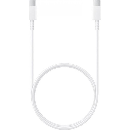 Samsung Regular USB 2.0 Cable USB-C male - USB-C male Λευκό 1m (EP-DA705BWE)
