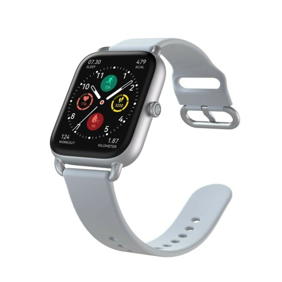 Haylou RS4 LS12 37mm Smartwatch με Παλμογράφο (Ασημί)